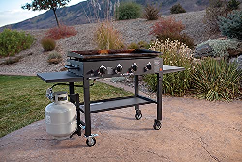 【Appliances】Blackstone 36 Inch Gas Griddle Cooking Station 4 Burner Flat Top Gas Grill Propane Fuelled