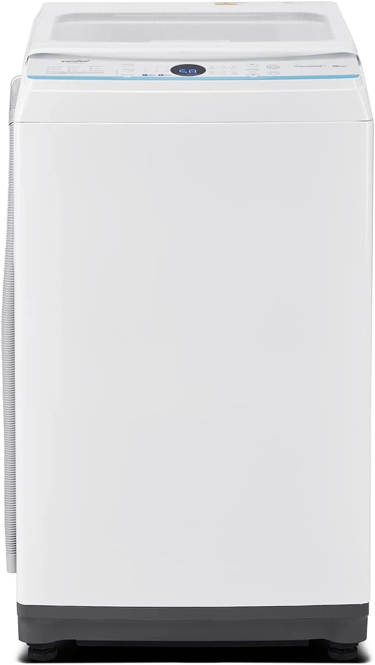 COMFEE’ Washing Machine 2.4 Cu.ft LED Portable Washing Machine and Washer Lavadora Portátil Compact Laundry, 8 Models, Environmentally Friendly, Child Lock for RV, Dorm, Apartment Magnetic Gray