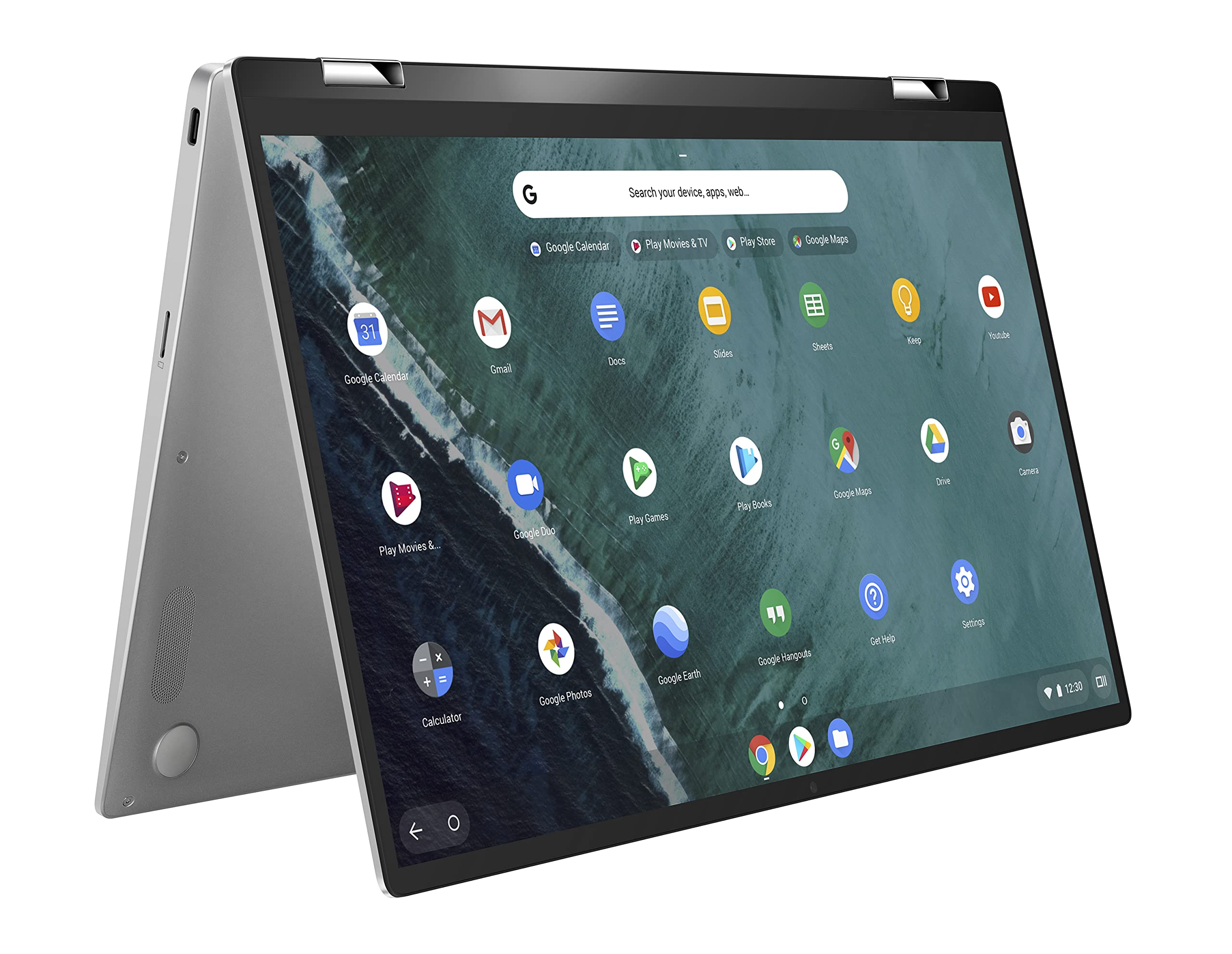 【Electronics】Chromebook Flip C434 2-In-1 Laptop, 14